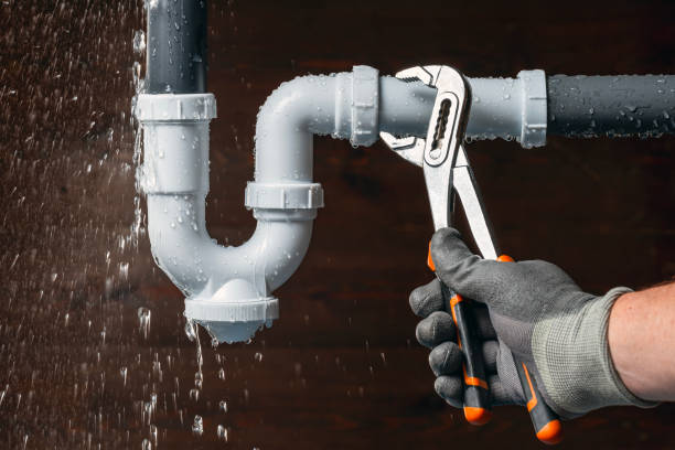 Professional Plumbing technician working in New Virginia, IA
